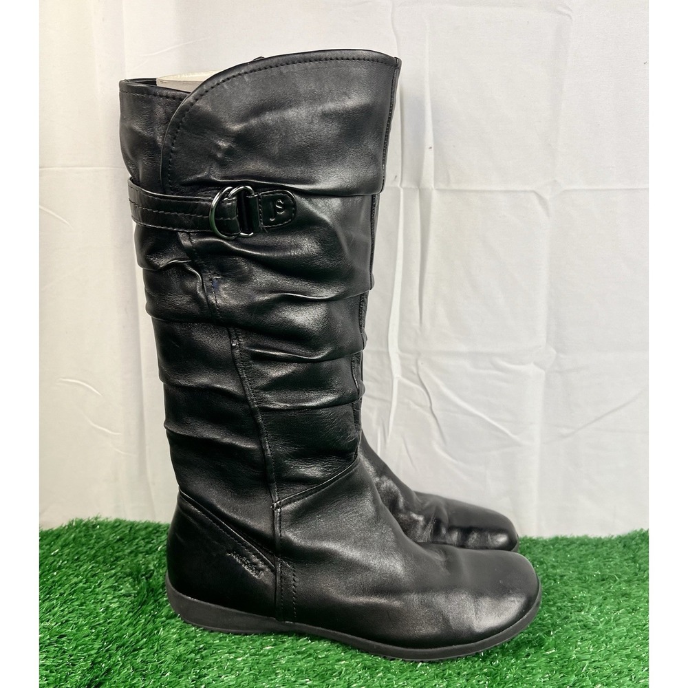Josef Seibel Naly 23 Women's Tall Boots Black 40 US 9.5 Faux Fur Lined Slouchy - Picture 2 of 9